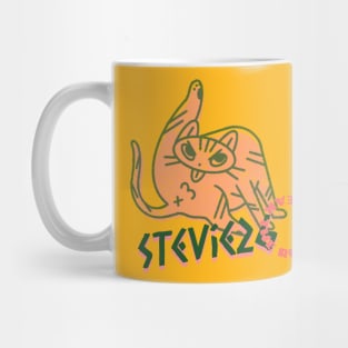 Stevie26 break the rules cat Mug